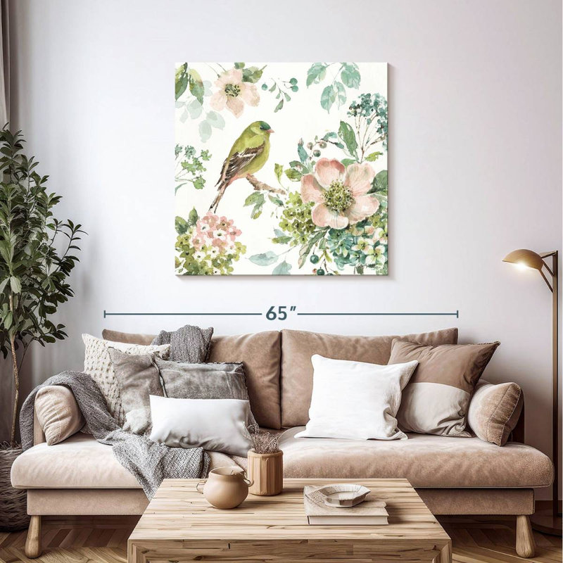 Harnek Mint Crush IV On White, 39" H x 39" W