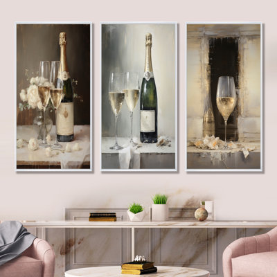 Leurre Legacys champagne et verre
