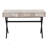 Contemporary Beige Laminate Computer Desk With Storage Drawers And Black Metal Frame, Ideal For Home Office And Small Spaces.-929121817