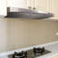 Kobe Range Hoods 30" Stainless Steel 680 CFM Ducted (Vented) Under Cabinet Range Hood with Baffle Filter