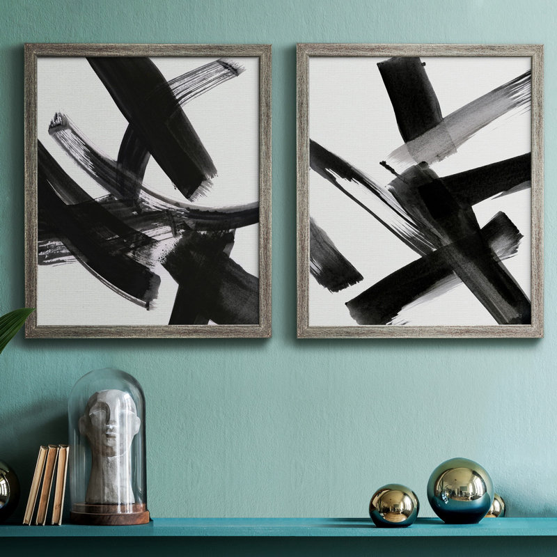 Cadre photo, ensemble de peintures sur toile