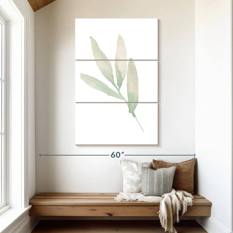 Green Sage III, 50" H x 32" W