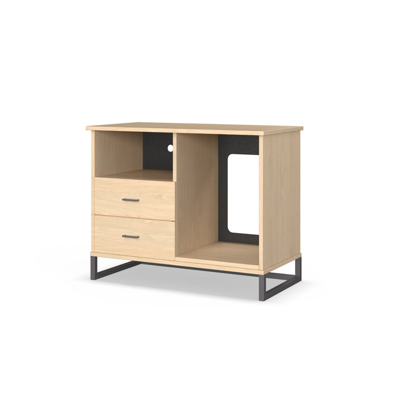 Crédence Microfridge 2 tiroirs, Érable