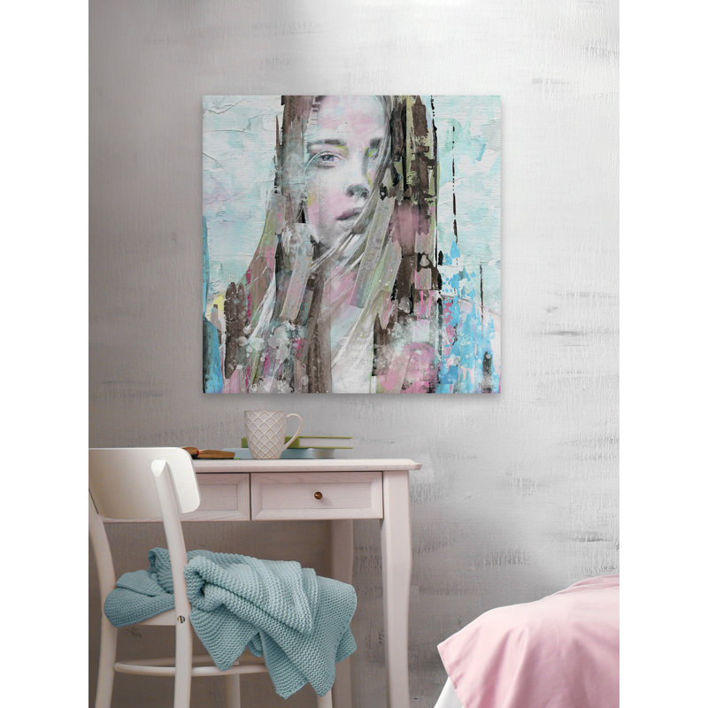 Mind Blowing Beauty by Parvez Taj - Wrapped Canvas Painting, 20cm H x 20cm W