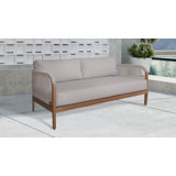 Jessalin 68'' Metal Outdoor Loveseat