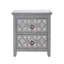 Ava Glass Top End Table