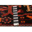 Tapis rectangulaire unique en laine de style années 1990 5 pi 2 po x 9 pi 1 po Dellar