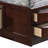 Espresso Finish Bed W/Storage