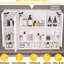 Armoire de rangement pour salle de bain moderne avec DEL et miroir - 40,4 x 27,71 x 5,25 pouces, blanc, fixation murale, imperméable, anti-corrosion blanc et lumières 39 x 28 moderne, aluminium, multi-compartiments