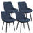 Faux Leather Upholstered Metal Dining Chair-957567176-957567181