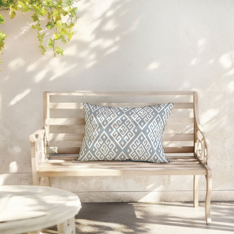 Coussin lombaire extérieur Athana, Bleu denim