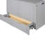 Grand lit gris avec tiroir et douilles / espace discrets-1489417424-1489417437