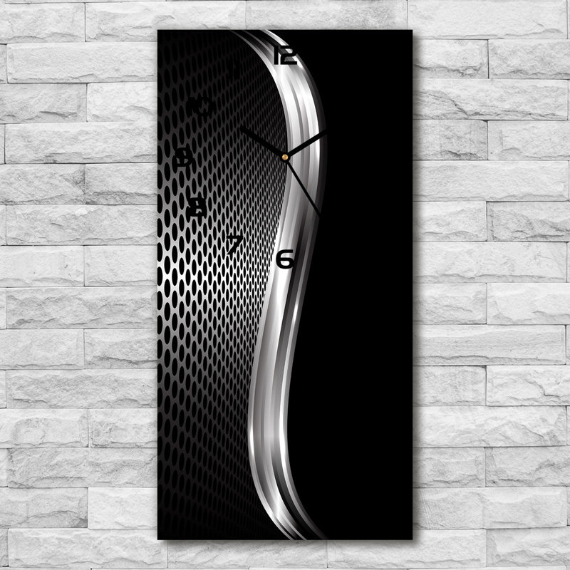 Jarlfrid Glass Wall Clock, Black