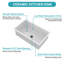 32"X19"X10" Undermount Single Bowl Fireclay Kitchen Sink - Dual Mount White Porcelain Fireclay Rectangular Deep Single Bowl Sink Basin-125207571