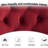 2PCS Modern Velvet Wingback Tufted Solid Wood Upholstered Dining Chairs (Set of 2)-980620860