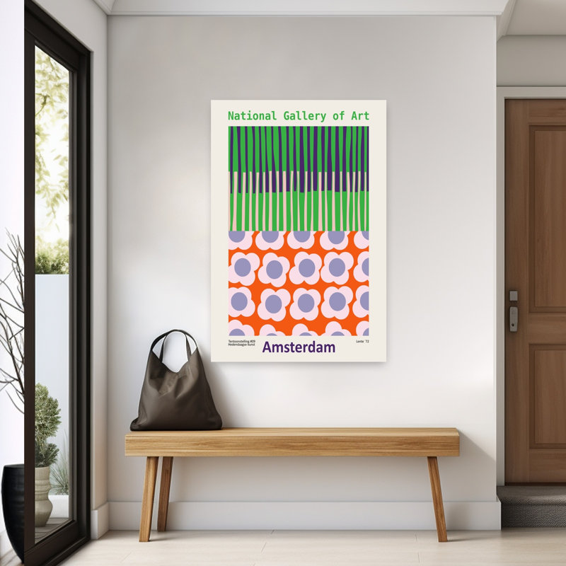 Art contemporain, art classique abstrait audacieux, H 60 po x l 40 po