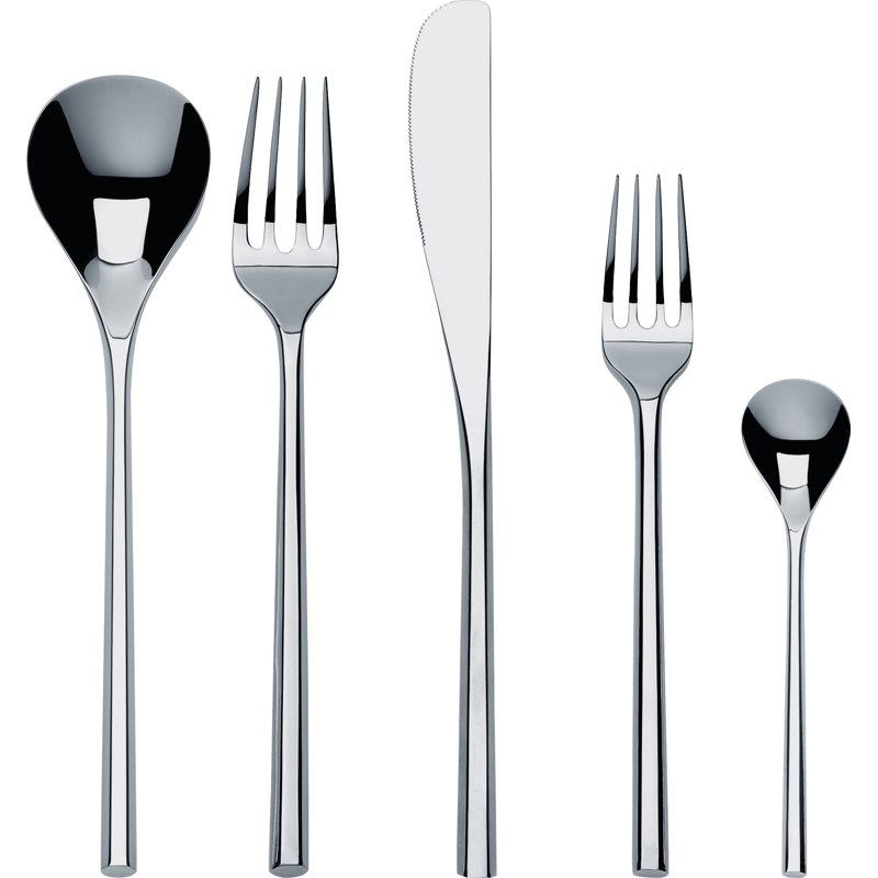 Mu 5 - Piece Stainless Steel Flatware Set - Service for 1