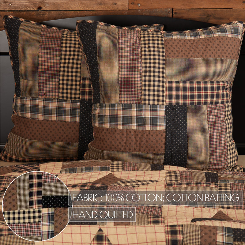Taie décorative matelassée 100% coton
