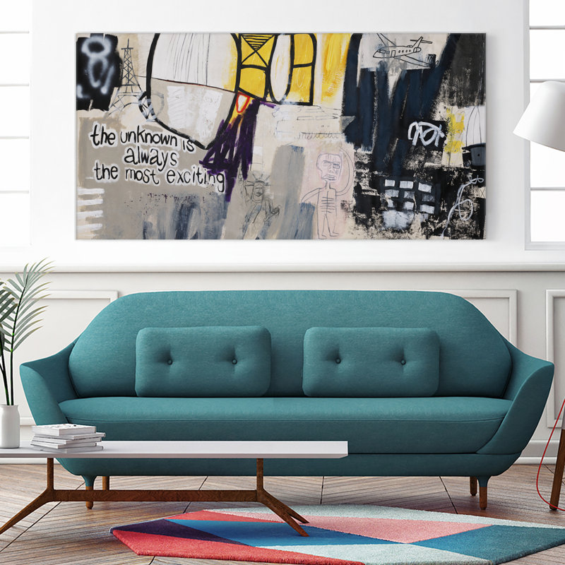 «Famous Life On Canvas» par Daleno, reproduction d'art