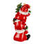 Statuaire de père Noël empilé