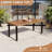 Dining Table for 6-8 People, 70" Acacia Wood Rustic Rectangular Dinner Table with Metal Frame, Sandblast Finish, Natural Stained, Indoor Outdoor Kitchen Dining Room Table Large 70x33.2x30 inch-784009914