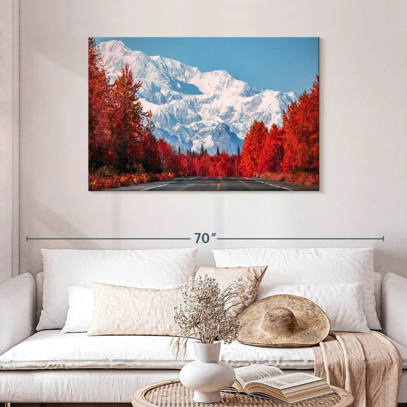 Alvord, arbres d'automne à Denali, H 30 po x l 45 po