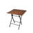 Latoria 2 - Person Metal Patio Dining Set with Square Table-1780459107
