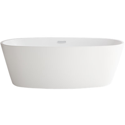 Serin 68.75'' x 31.25'' Soaking Acrylic Bathtub
