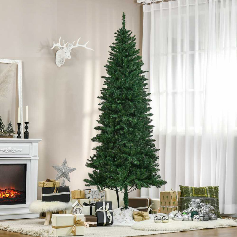 Arbre de Noël artificiel vert avec branches réalistes et 865 pointes