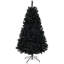 Arbre de Noël artificiel de 6 pi de hauteur, arbre de Noël non éclairé avec 1000 pointes de branches, ouverture automatique, base en acier, décoration des Fêtes pour le bureau personnel