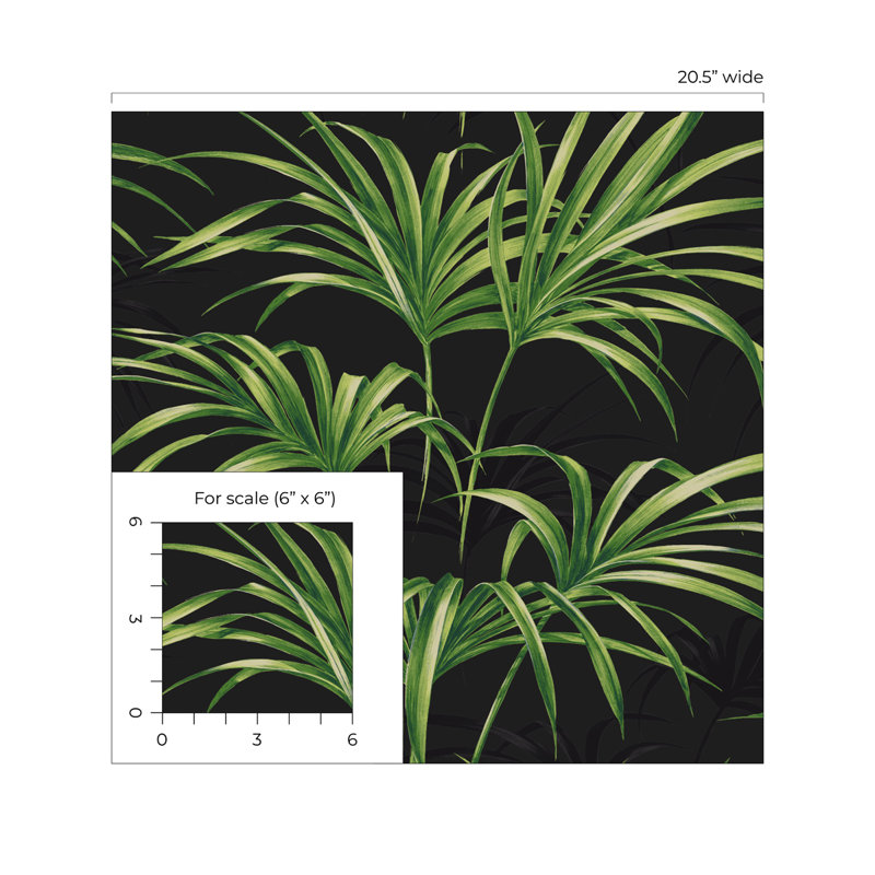 Rouleau de papier peint L 33 pi x l 20,5 po Ralls, Onyx