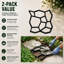 Moule à pavés Gardenised 50 cm (20 po), pour créer soi-même des allées de jardin, 1 pièce