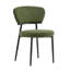 Ensemble de 2 chaises de salle à manger rembourrées orange-122823508