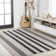 Tapis ivoire / gris foncé Elvin