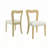 Alaric Mid-Century Modern Rubberwood Dining Chairs-956559178-956559180