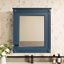 Armoire de rangement de salle de bain moderne 24 po x 27 po avec tablettes réglables et miroir, fixation murale, économiseur d'espace, armoire de produit de bain, tablettes, article-1758755004