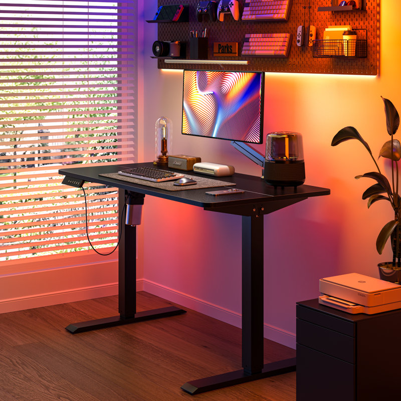 Electric Standing Desk, Adjustable Height Stand Up Desk, Ergonomic Rising Computer Table With Memory Preset, Sit Stand Up Desktop For Home Office