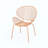 Modern Outdoor Chat Set With Mesh Seating And Retro Shell Design For Elegant Patio Relaxation-1795783328