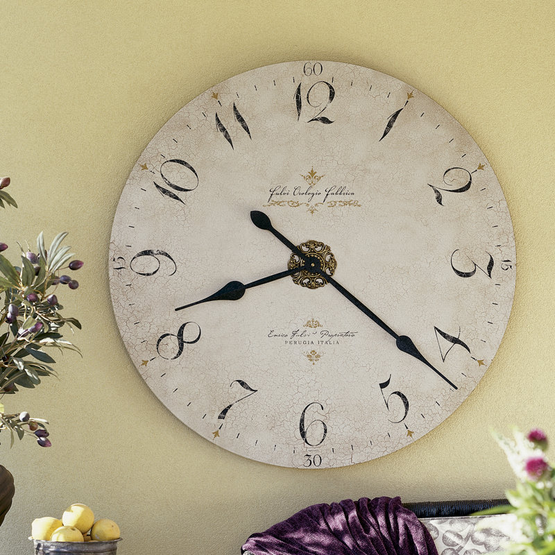 Raffia Wall Clock