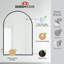 Miroir d'appoint arqué, salon, chambre à coucher, meuble-lavabo, ensemble de 2, 589960-801757547-801757545