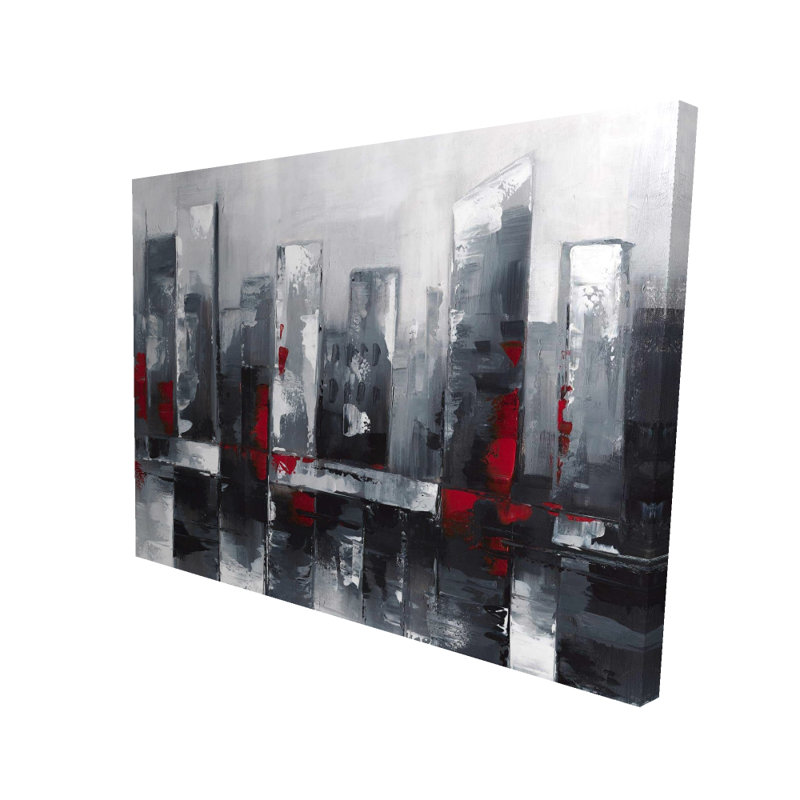 Abstract Cityscape - Office Cities Canvas for Home Decor