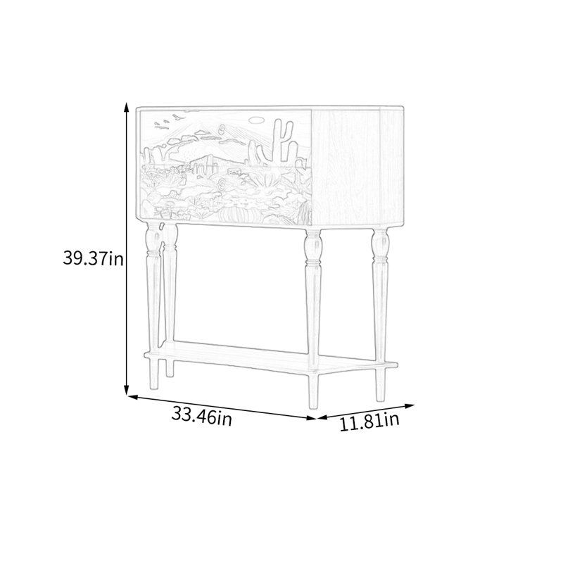 Armoire en bois de noyer avec tiroirs de rangement spacieux, Noyer
