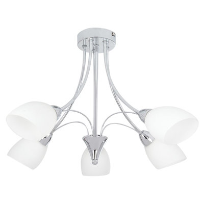 Northlake Glass Semi Flush Mount