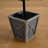 45'' Faux Boxwood Topiary in Wood Planter