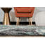 Farmerville Abstract Blue/Gray/Ivory Shag Area Rug-2000313619