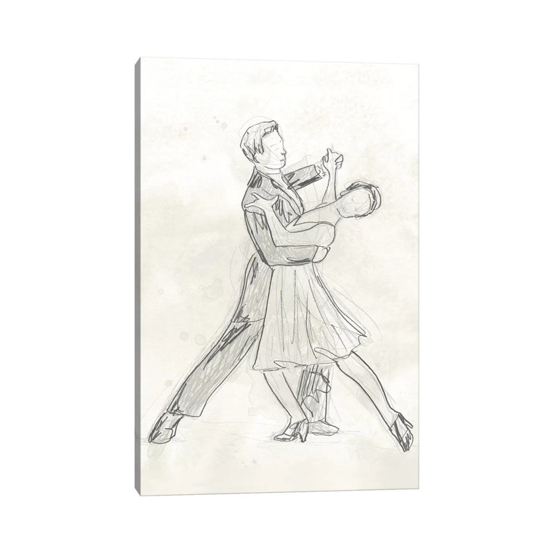 Vintage Ballroom I 1 Piece Wrapped Canvas Wall Art, 30.48 cm H x 45.72 cm W