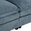 Canapé modulaire en U en chenille avec accoudoirs réglables - parfait pour les salons, les bureaux et les espaces spacieux-278621377