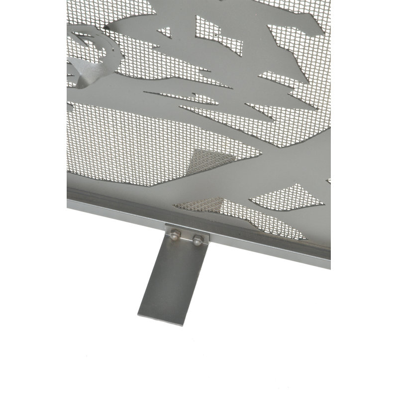 Fly Fishing Creek Single Panel Fireplace Screen