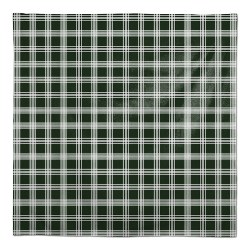 Nappe en polyester écossais, L 58 po x l 58 po