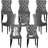 High-End Tufted Dining Chair Set, Velvet Upholstery With Nailhead Trim And Back Pull Ring, Solid Wood Legs-510191850-510191766